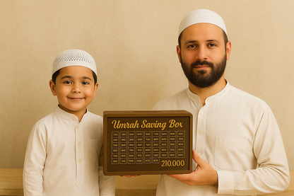 💛🕋 Umrah Saving Box – Save Daily, Reach Your Dream