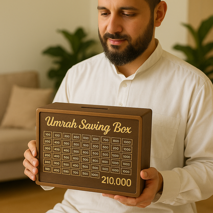 💛🕋 Umrah Saving Box – Save Daily, Reach Your Dream