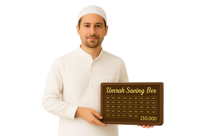 💛🕋 Umrah Saving Box – Save Daily, Reach Your Dream