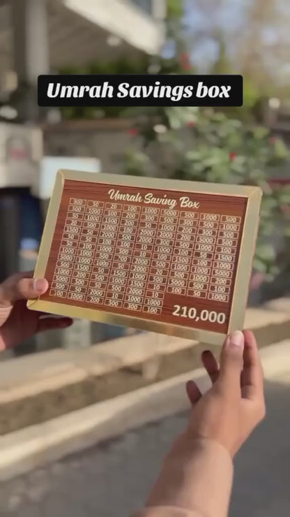 💛🕋 Umrah Saving Box – Save Daily, Reach Your Dream